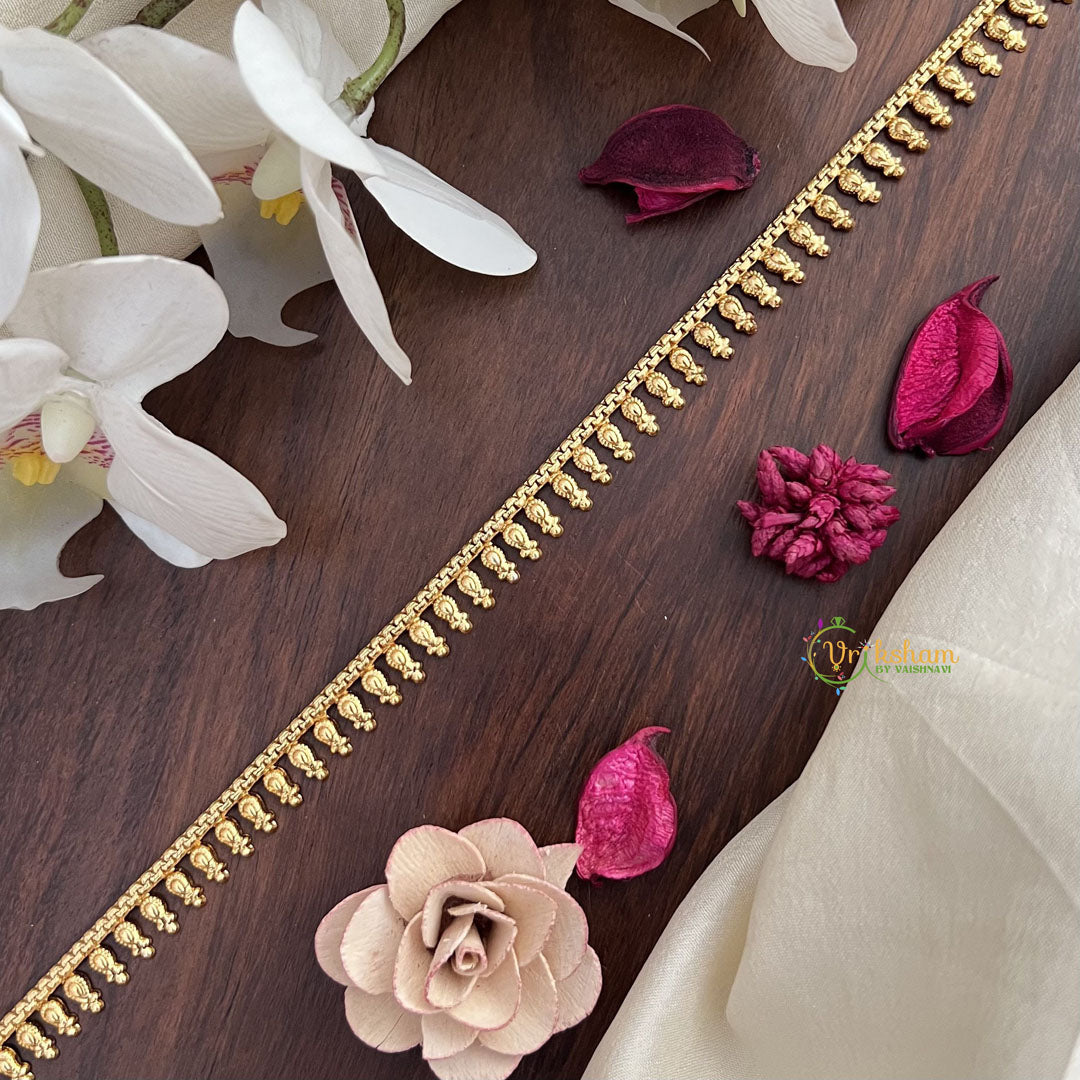 Vriksham Gold Look Alike Designer Thin Hip Chain-G17950