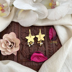 Vriksham Designer Floral Vine Kundan Jadau Press Bugadi-Green Red-Pearl-J3547