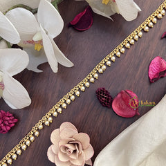 Vriksham Unique Gold Look Alike Pearl Thin Hip Chain-G17964