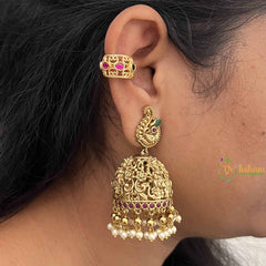 Vriksham Designer Maharashtrian Nakshi Bugadi-Red Green-G21119