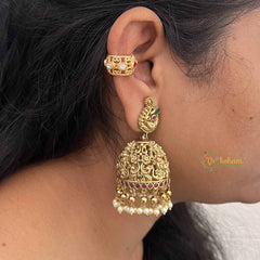 Vriksham Designer Maharashtrian Nakshi Bugadi-Red White-G21120