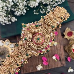 Vriksham Designer Peacock Style 1 gm Gold Hipbeit-Gold Bead-G18752