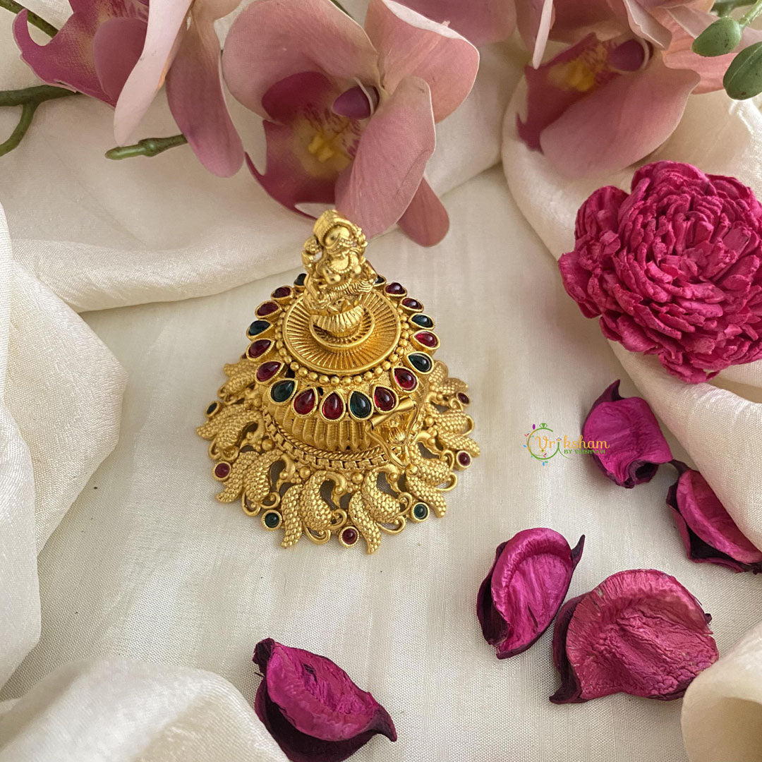 Unique Gold Alike Lakshmi Kumkum Box-G15228