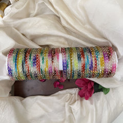 Vriksham Joyful Mom Bangles – Baby Shower Gift Bangle Set-G19543