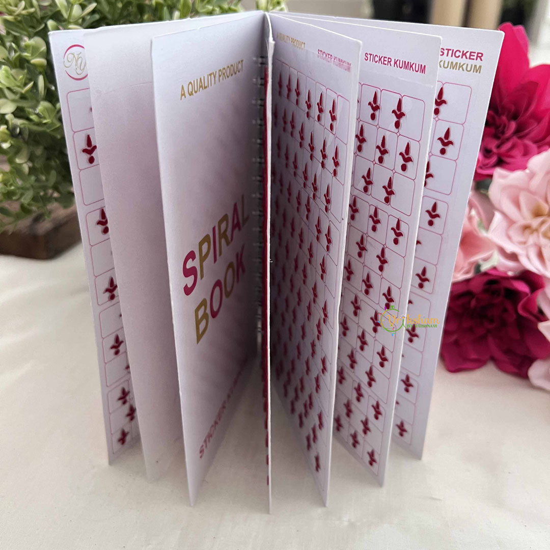 Vriksham Designer Plain Kalyanam-Tilak-Drop Bindi Book-BB318