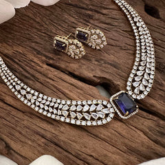 Trendy Victorian Diamond Choker-Purple-VV1682