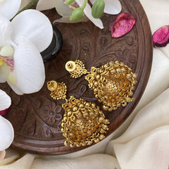 Vriksham Premium Gold Look Alike Jhumka-Gold Bead-G16631