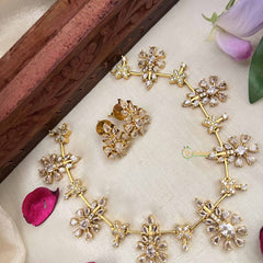 Vriksham Classic Leaf Style Choker Neckpiece-G20392