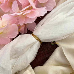 Vriksham Ethnic Ruby & Emerald Leaf Motif Kemp Stones Kundan Jadau Finger Ring-J4202