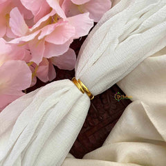 Vriksham Classic Green Red & White Kemp Stones Kundan Jadau Finger Ring-J4201