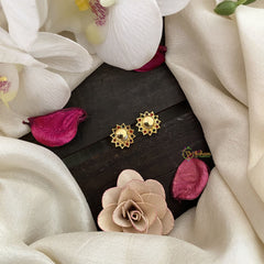 Vriksham Unique Floral Studs-Multicolor-G16722