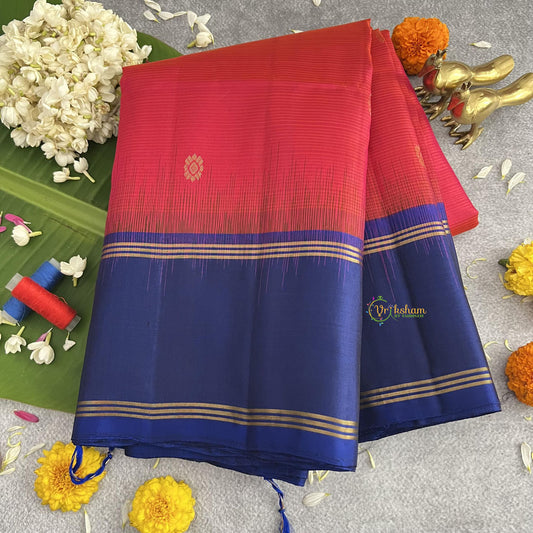 Rani Pink Kanchi Soft Pure Silk Saree - VS4010