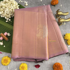 Double Shaded Lavender Kanchi Soft Silk Saree - VS4012