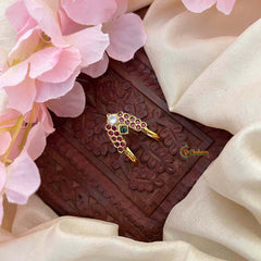 Vriksham Convenient Press Silhouette In Antique Matte Gold Kemp Finger Ringe-G21775