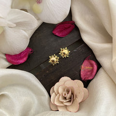 Vriksham Tiny Floral Studs-Multicolor-G16697