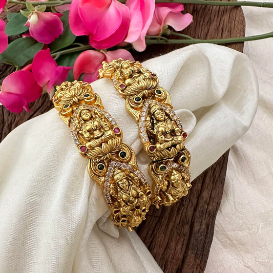 Antique Lakshmi Openable Bangle-G13425