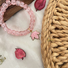 Vriksham Antique Kids Bracelet With Leaf Pendant-Light Pitch Color-G18818