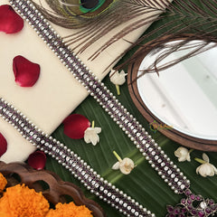 Vriksham Antique Multi‑Strand Pearl Rope With Pearl Fringe Long Neckpiece-Pearl-G19720