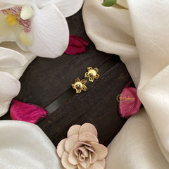 Vriksham Premium Floral Studs-Multicolor-G16671