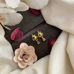 Vriksham Premium Leaf Studs-Purple-G16691