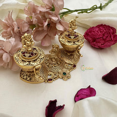 Designer Gold Alike Ganesha Kumkum Box-G15210