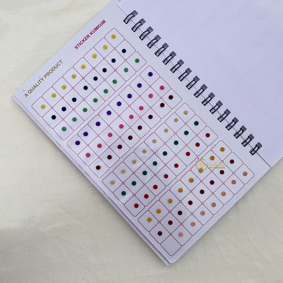 Vriksham Plain Round Bindi Book-BB166