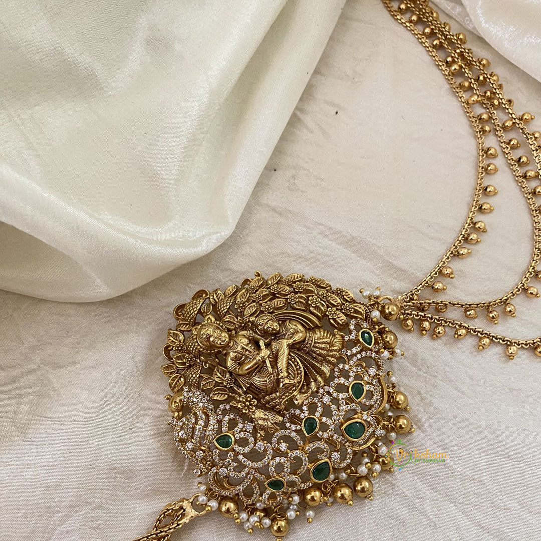 Krishna Radha Bun Billai with Maatil -Bridal Jada Billai -Ghungroo Maatil -G10903