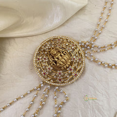Lakshmi Bun Billai with Maatil -Bridal Jada Billai -Pearl Maatil -G10912