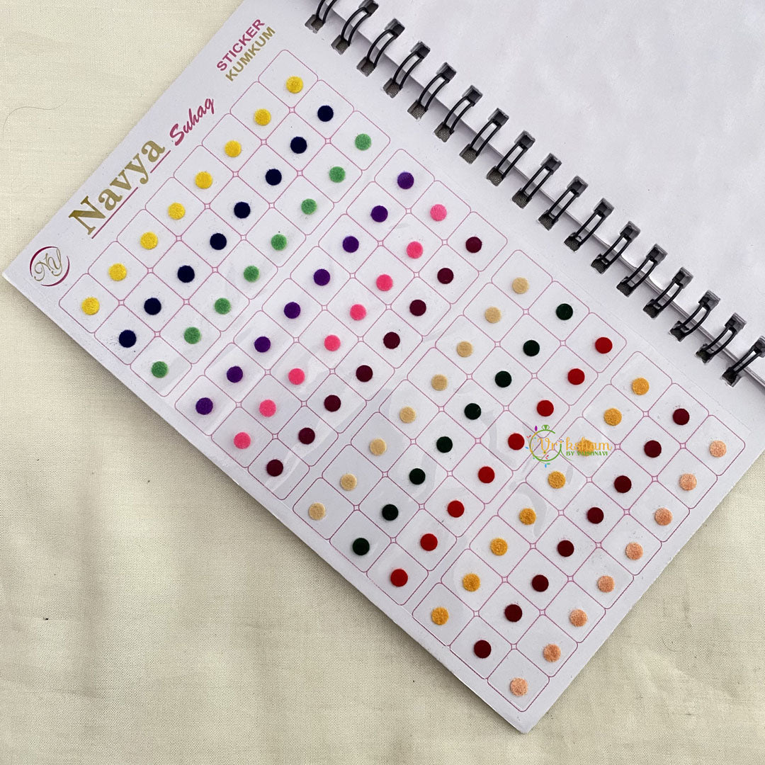 Vriksham Plain Round Shape Bindi Book-BB163