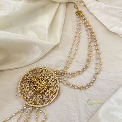 Lakshmi Bun Billai with Maatil -Bridal Jada Billai -Pearl Maatil -G10912