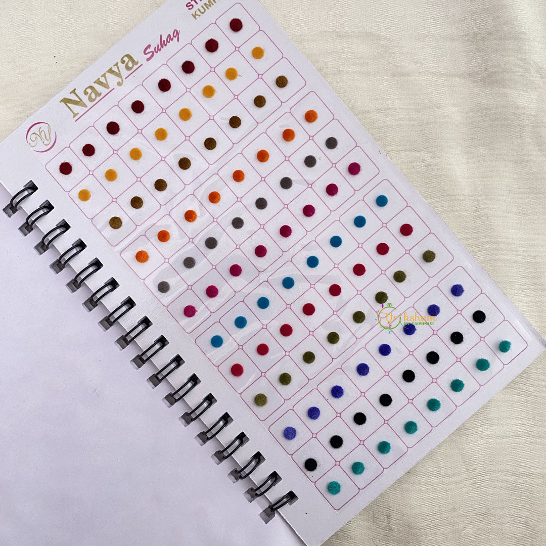 Vriksham Plain Round Shape Bindi Book-BB163