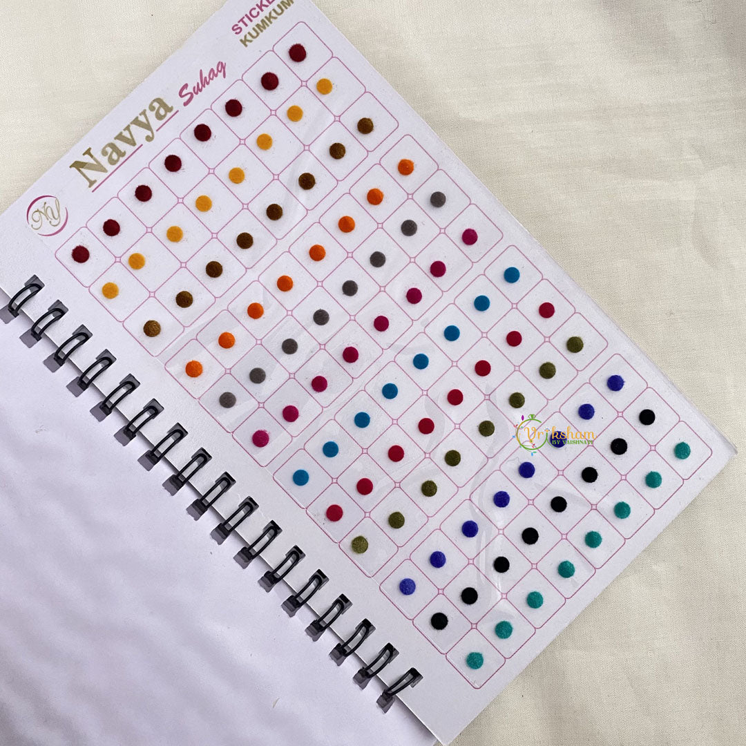 Vriksham Plain Round Shape Bindi Book-BB163