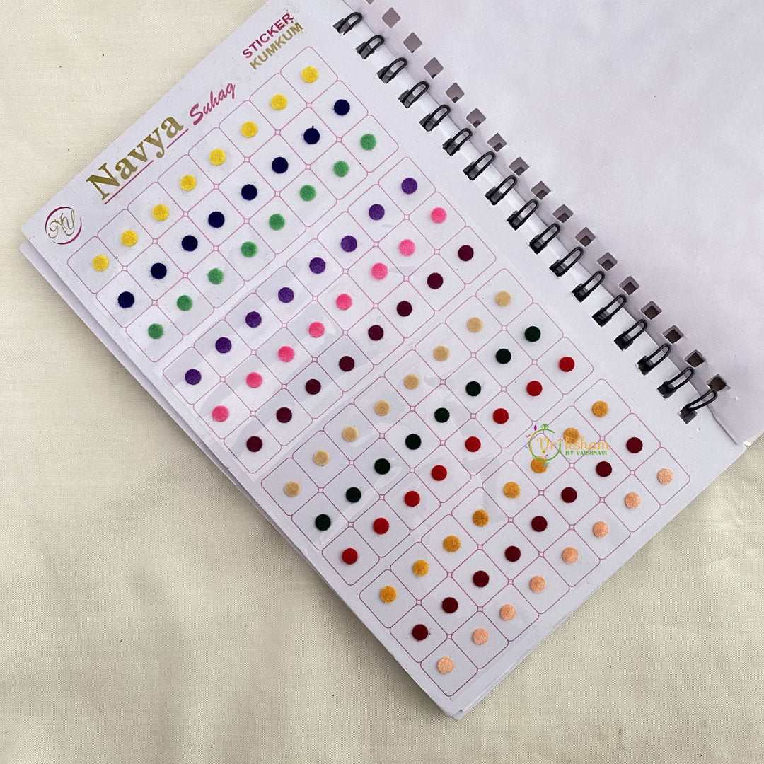 Vriksham Plain Round Shape Bindi Book-BB163