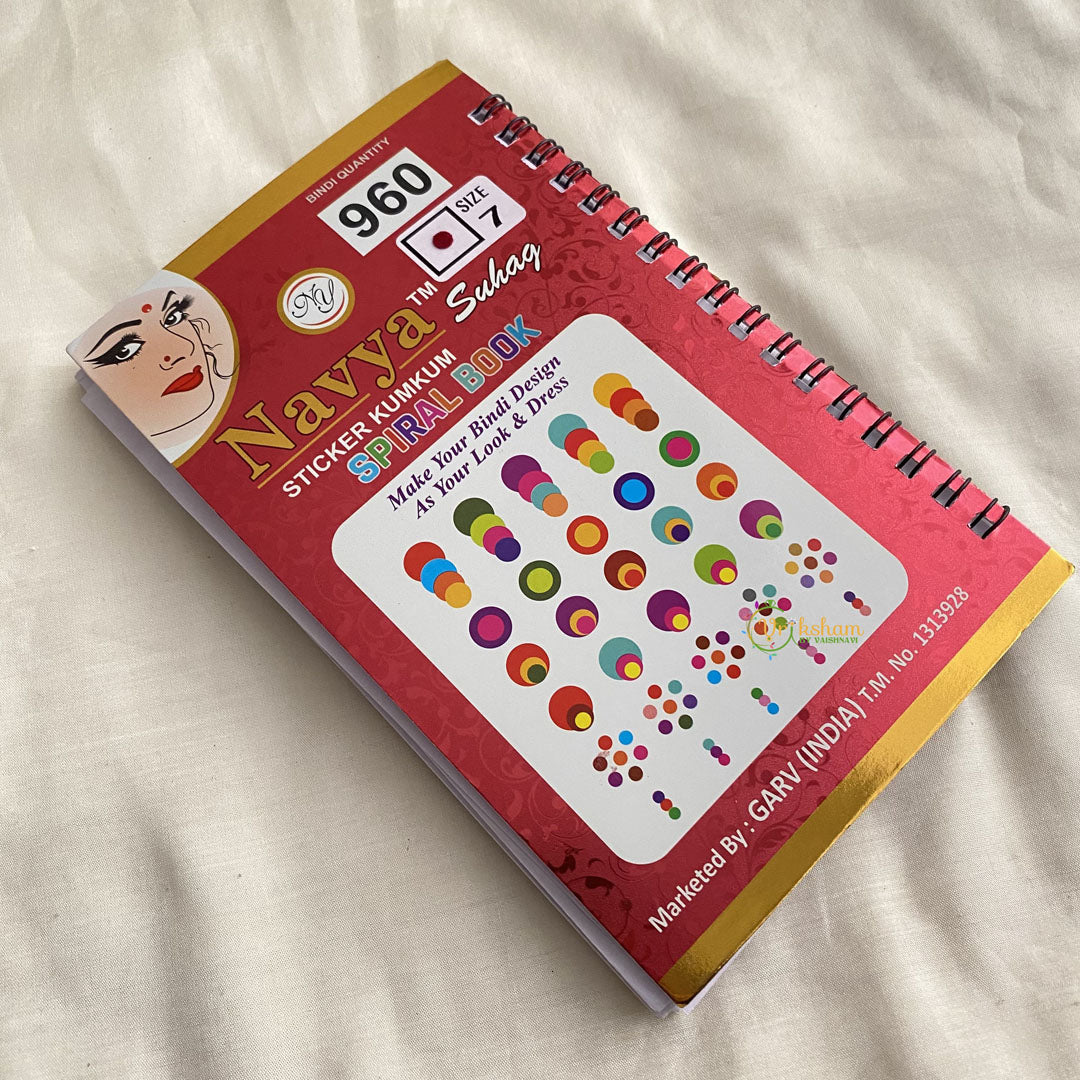 Vriksham Plain Round Shape Bindi Book-BB163