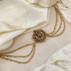 Bridal Palanquin Bun Billai with Maatil -Bridal Jada Billai -Ghungroo Maatil -G10908