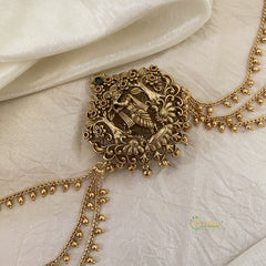 Bridal Palanquin Bun Billai with Maatil -Bridal Jada Billai -Ghungroo Maatil -G10908