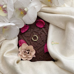 Vriksham Crescent AD Stones Press Naths/Nose Pin-G19766