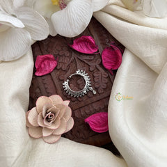 Vriksham Royal Sunburst Nath Nath Press Naths/Nose Pin-Seliver-G19758