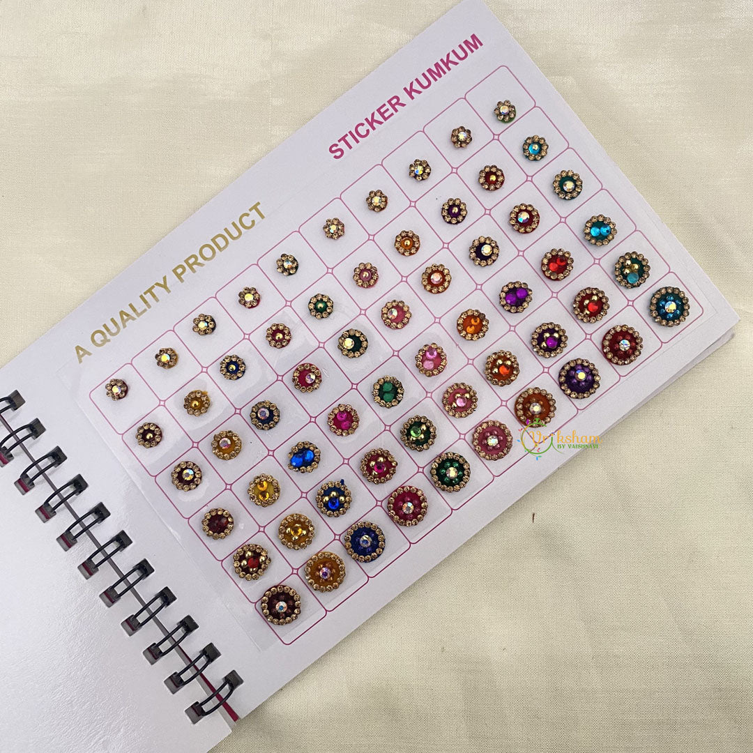 Vriksham Fancy Round Sticker Bindi Book-Navya Short-BB161