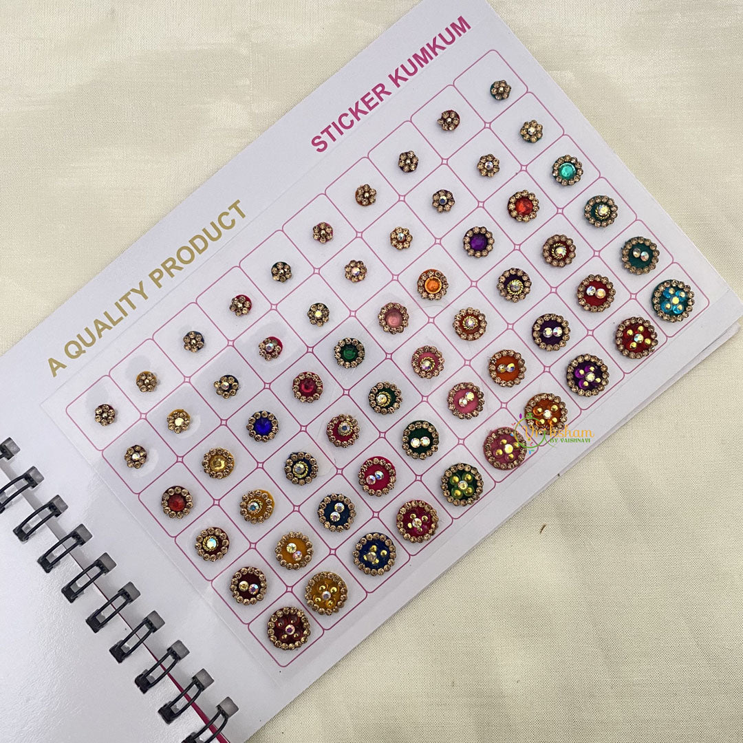Vriksham Fancy Round Sticker Bindi Book-Navya Short-BB161