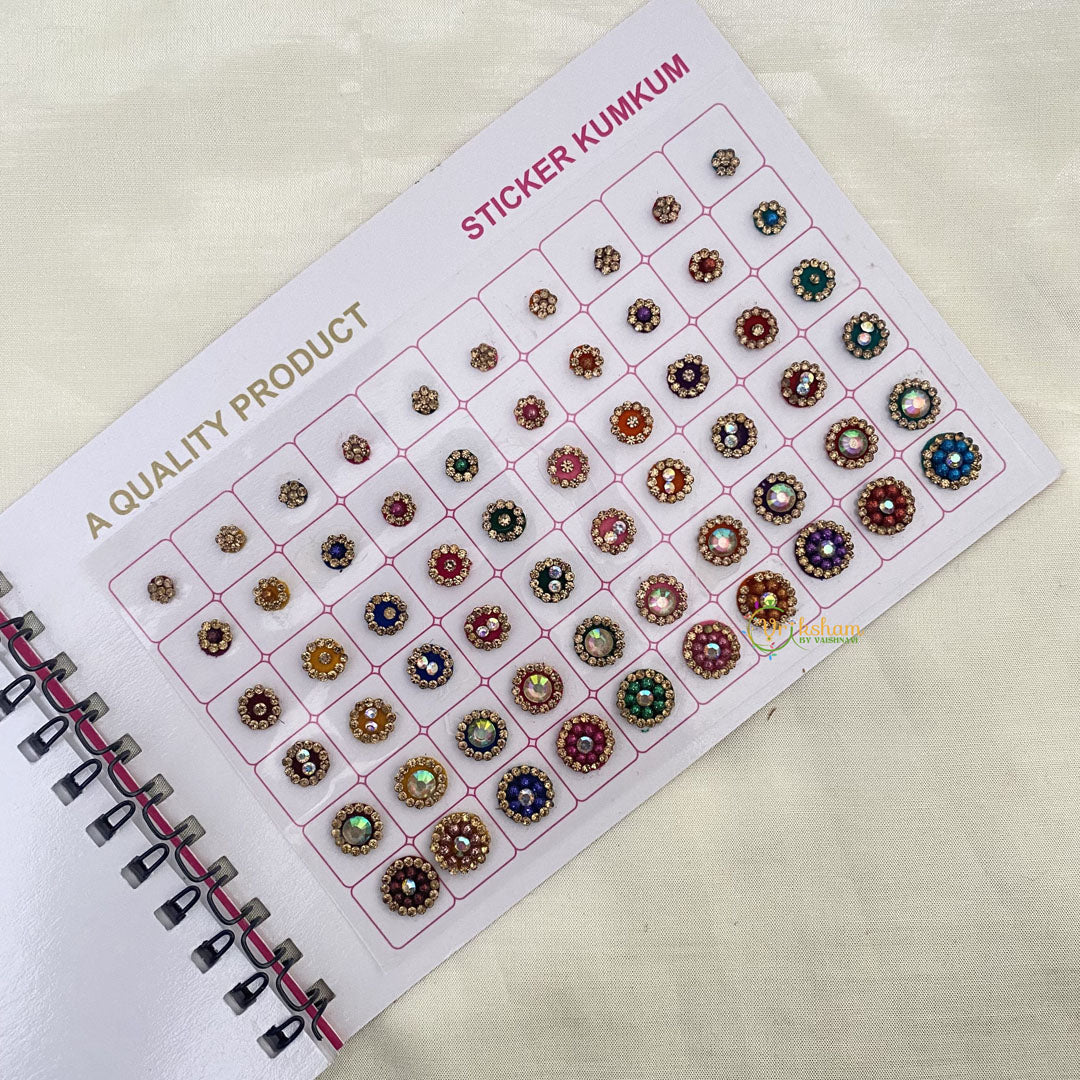 Vriksham Fancy Round Sticker Bindi Book-Navya Short-BB161