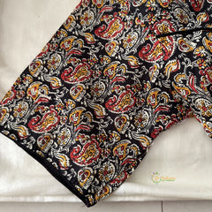 Black Kalamkari Readymade Blouse -Kalamkari Print -VS3813