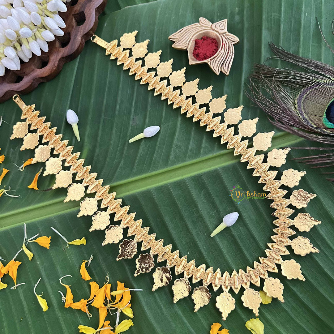 Vriksham Divya Lakshmi Traditional Temple Kemp Long Neckpiece-G20470