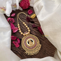 Traditional Kerala Lakshmi Pendant Neckpiece-G15295