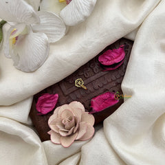 Vriksham Petite Glam Floral Red White Stone Press Naths/Nose Pin-G19796