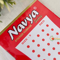 Vriksham Navya Suhag Sticker Kumkum Spiral Bindi Book(Size 9)-BB3579
