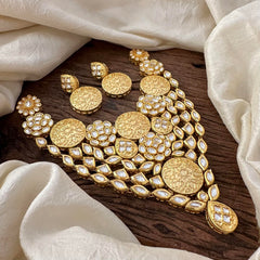 Premium Designer Kundan Short Neckpiece-G13611