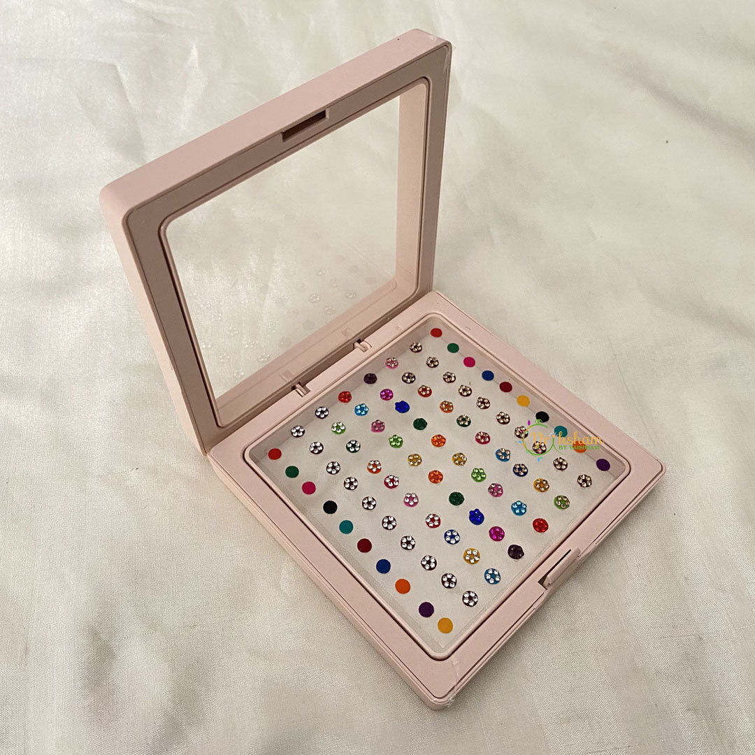 Vriksham Fancy Round Bridal Bindi Case-BB214