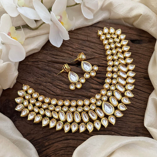 Stylish Kundan Necckpiece-G13615