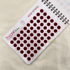 Vriksham 360 Bindi 54 Color-Size 3 Bindi Book-Navya-BB216